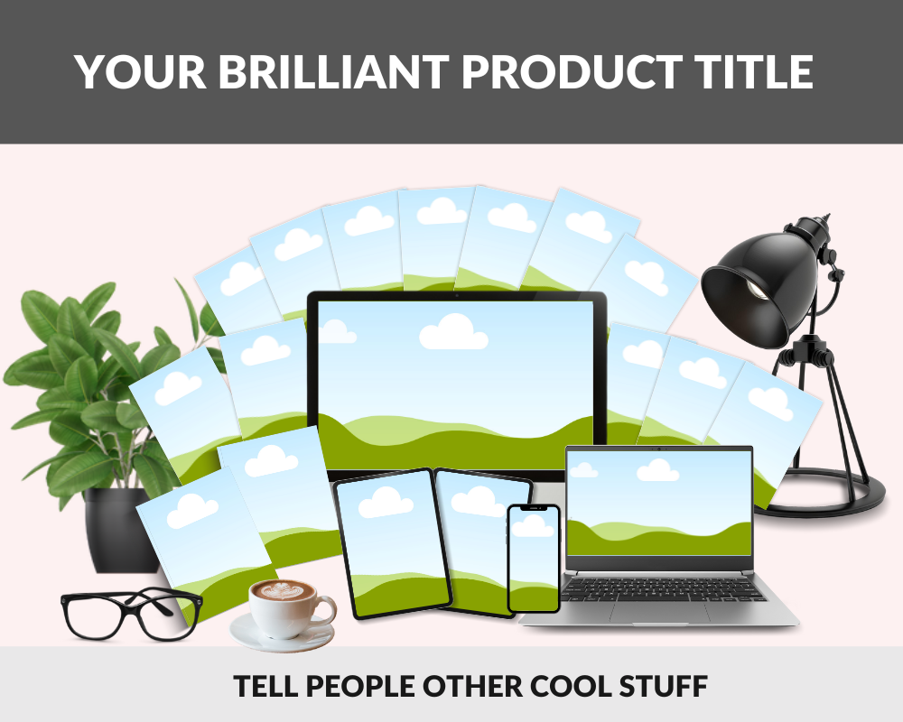 100 Mockup Templates (MRR/PLR)