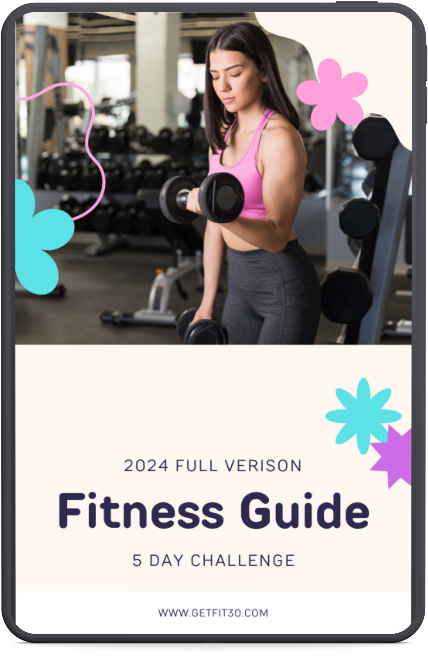 Fitness Guide Ebook Template (MRR/PLR)