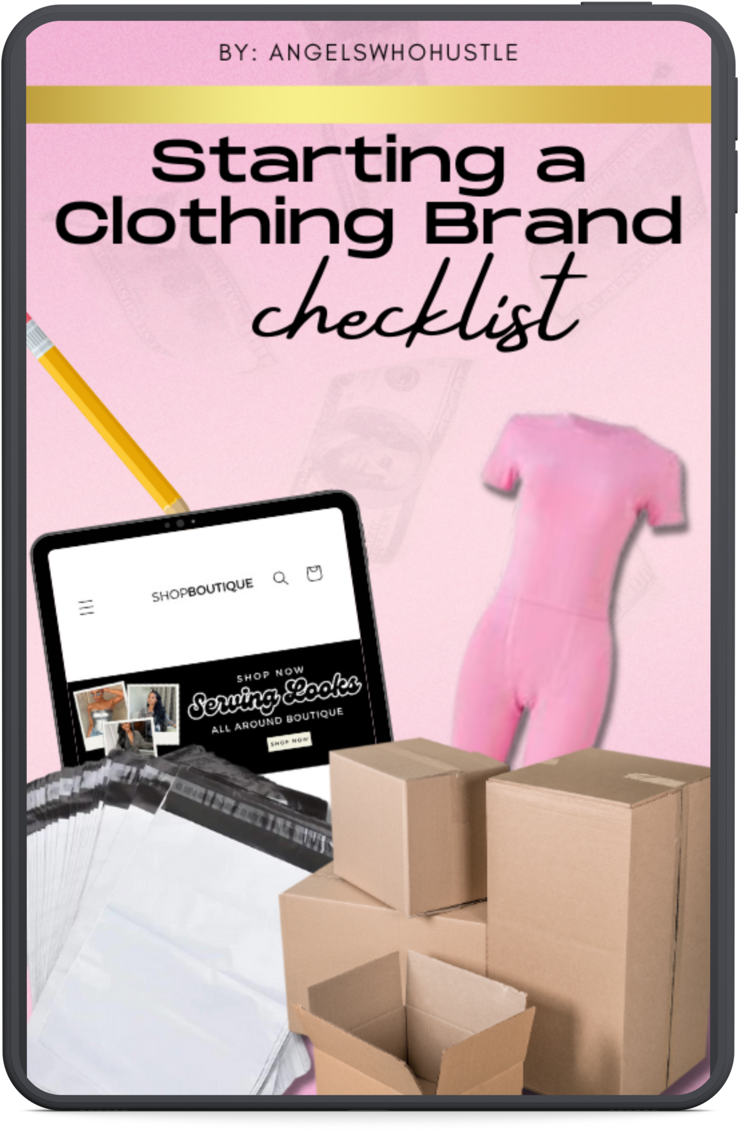 Starting a Clothing Brand Checklist (MRR/PLR)