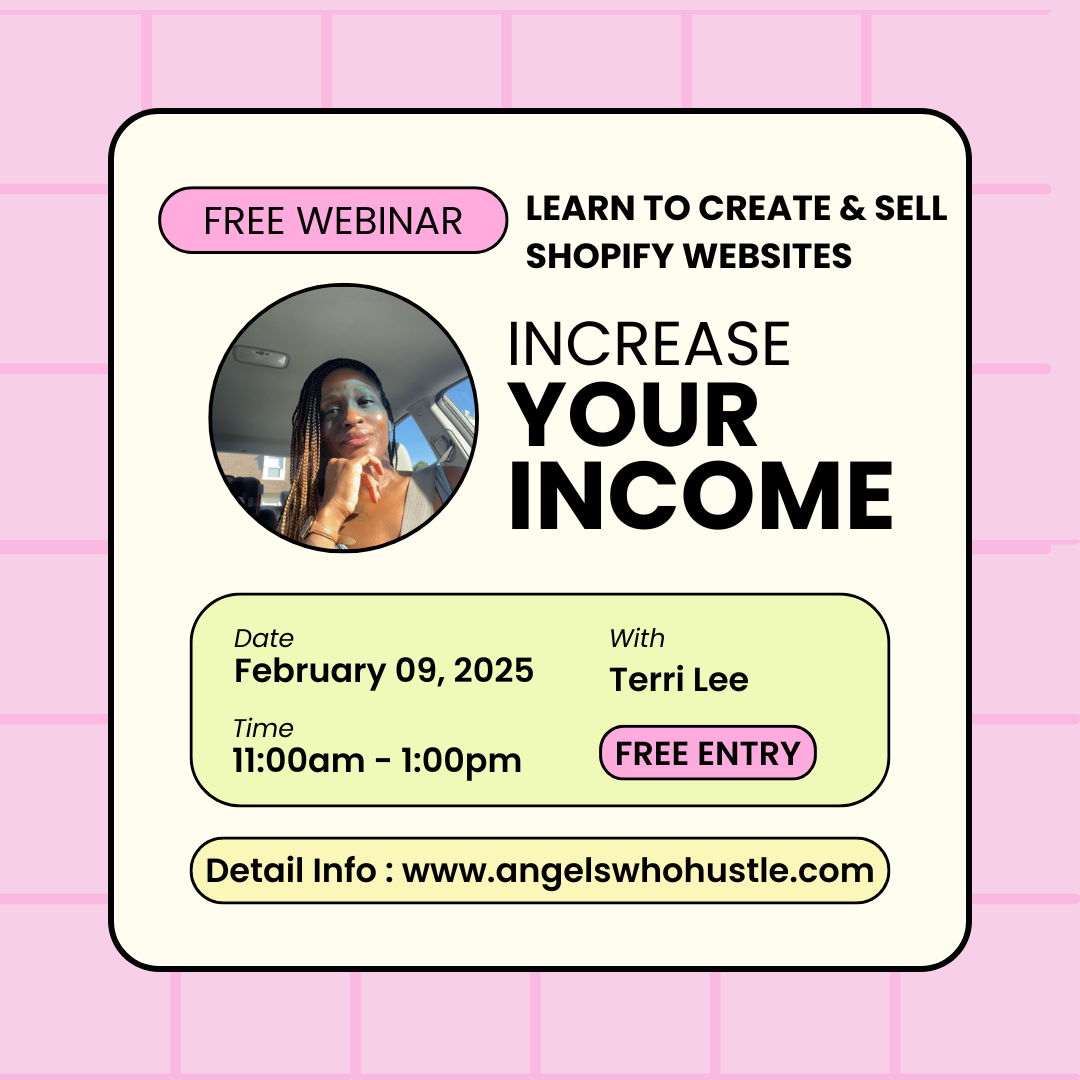 Free Webinar (Shopify Success at Home: Build and Sell Websites for Income)