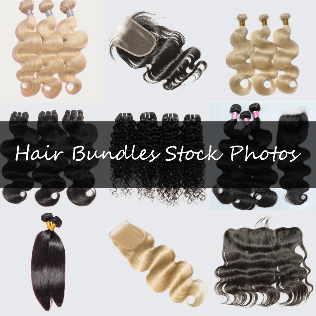 Hair Bundle Stock Photos