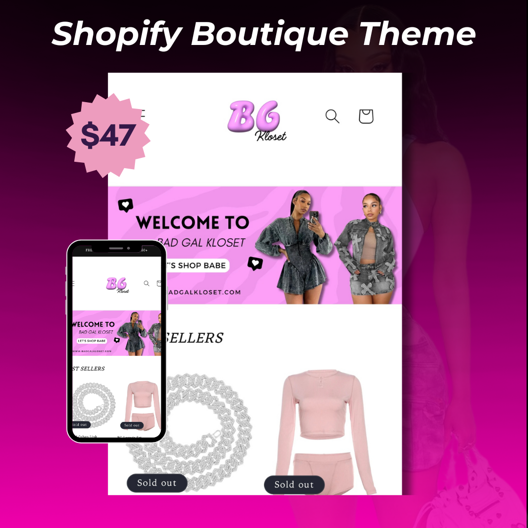 Shopify Boutique Website Template
