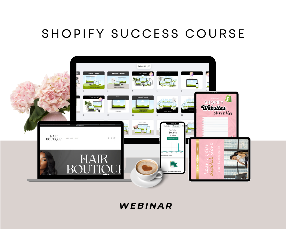 Free Webinar (Shopify Success at Home: Build and Sell Websites for Income)