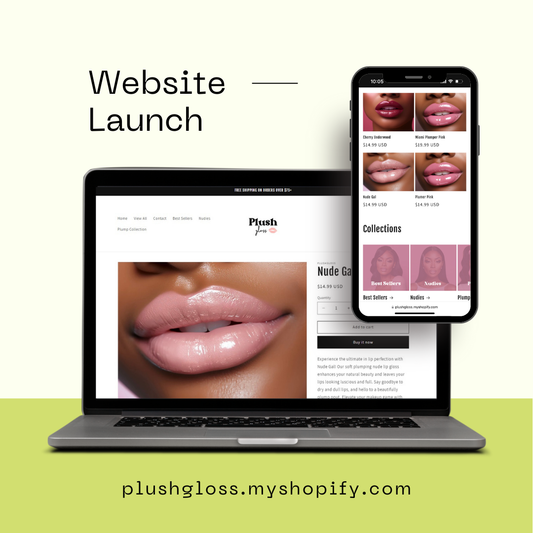 Prebuilt Shopify Lip Gloss Website