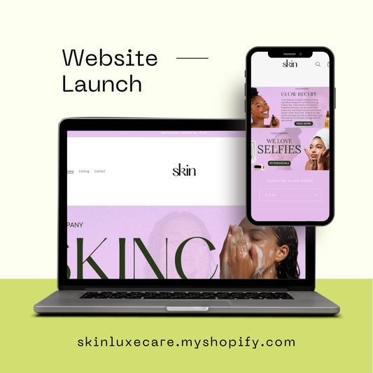 Prebuilt Shopify Skincare Website